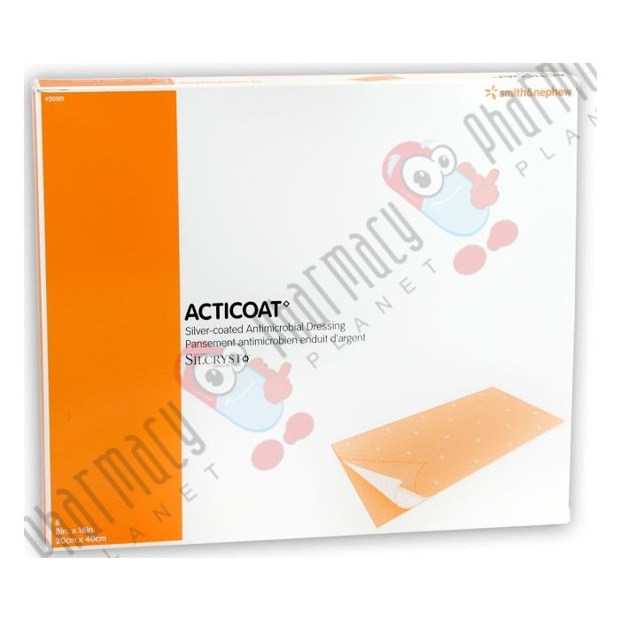 acticoat dressing Acticoat Moisture Control Silver Dressing 10cm x 20cm x10 main image 1
