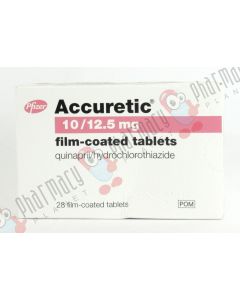 Picture of Accuretic Tablets for High Blood Pressure Medication