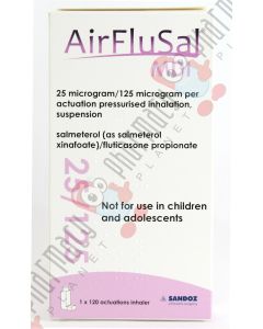 Picture of Airflusal MDI Inhalers for Asthma Treatment