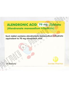 Picture of Alendronic Acid (Generic) 70mg Tablets for Osteoporosis Treatment