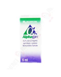 Picture of Alphagan 0.2% W/V (2mg/ml) Eye Drops Solution