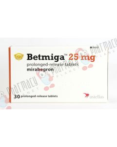 Picture of Mirabegron/Betmiga 25 mg Tablets