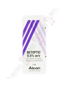 Picture of Betoptic 0.5% W/V Eye Drops Solution