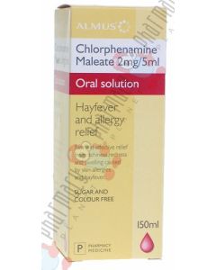 Picture of Chlorphenamine Oral Solution Liquid for allergy medication