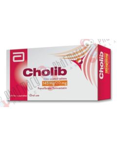 Picture of Cholib 145/20mg Tablets