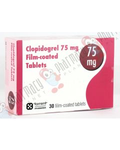 Picture of  Clopidogrel (Generic) 75mg 28 Tablets