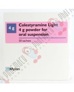 Picture of Colestyramine (Generic) Sachets for High Cholesterol Medication