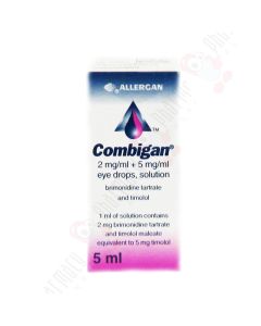 Picture of Combigan 2 mg/ml+ 5 mg/ml Eye Drops Solution