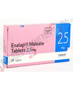 Picture of Enalapril Maleate 2.5mg Tablets