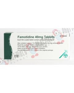 Picture of Famotidine 40mg Tablets