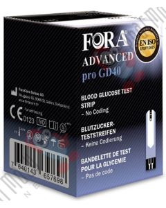 Picture of Fora Advanced Pro GD40 Blood Glucose Test Strips
