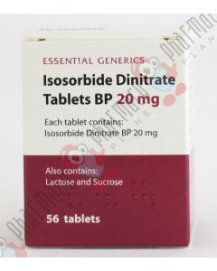 Picture of Isosorbide Dinitrate 20 mg BP Tablets