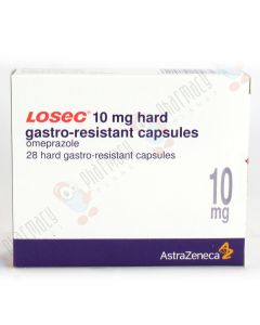 Picture of Losec Omeprazole Hard Gastro-Resistant Capsules for Gastrointestinal Treatment