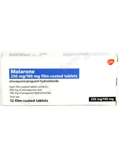 Picture of Generic Malarone Anti-Malarial Tablets