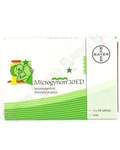 Picture of Microgynon 30 ED Oral Contraceptive Pills