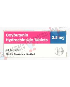 Picture of Oxybutynin 2.5mg Tablets