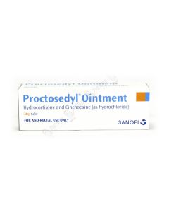 Picture of  Proctosedyl Ointment 30g Tube for Haemorrhoids Treatment