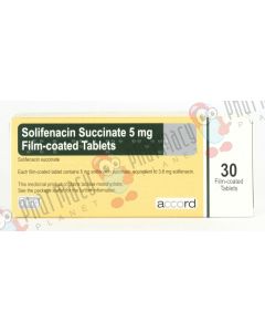 Picture of Solifenacin 5mg Tablets