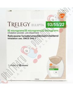 Picture of Trelegy Ellipta Inhalers for Asthma Treatment