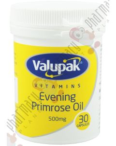 Picture of Valupak Evening Primrose Oil 500mg