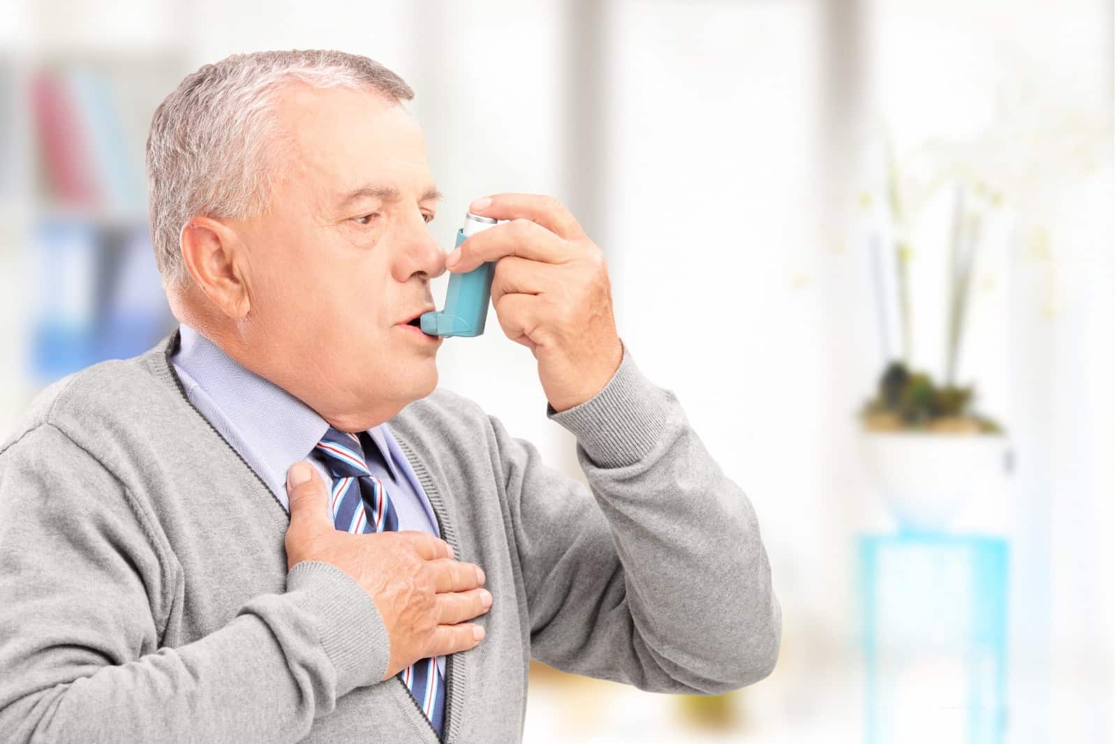 inhaler technique elderly patient