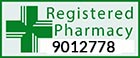 GPhC Registered Pharmacy Number 9012778